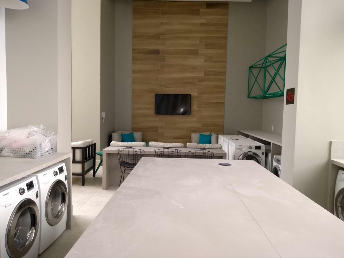 Appartamento Flat Aconchego, Proximo Ao Centro De Osasco, Ar Condicionado, Academia, Piscina, Wifi E Varanda Esterno foto